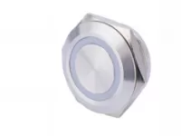 Nút nhấn nguồn Inox 22mm có Led